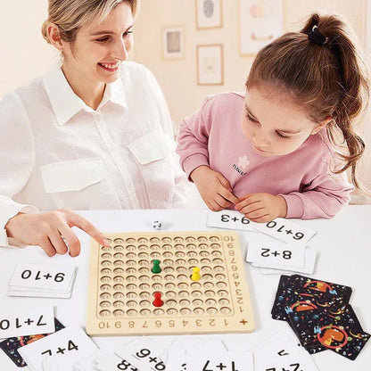 Juego de Multiplicación y Suma Montessori