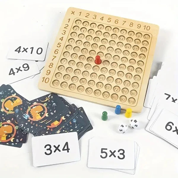 Juego de Multiplicación y Suma Montessori