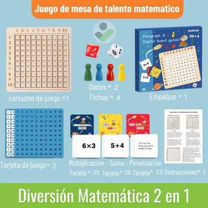 Juego de Multiplicación y Suma Montessori