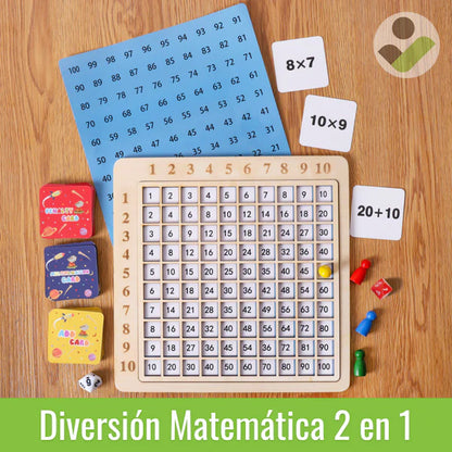 Juego de Multiplicación y Suma Montessori
