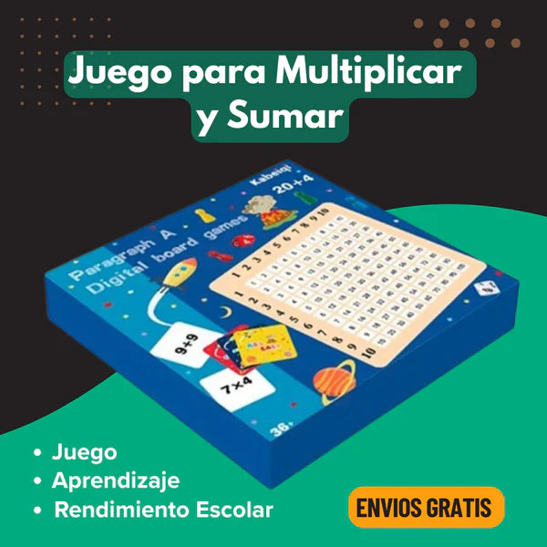 Juego de Multiplicación y Suma Montessori