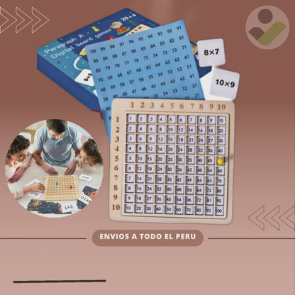 Juego de Multiplicación y Suma Montessori